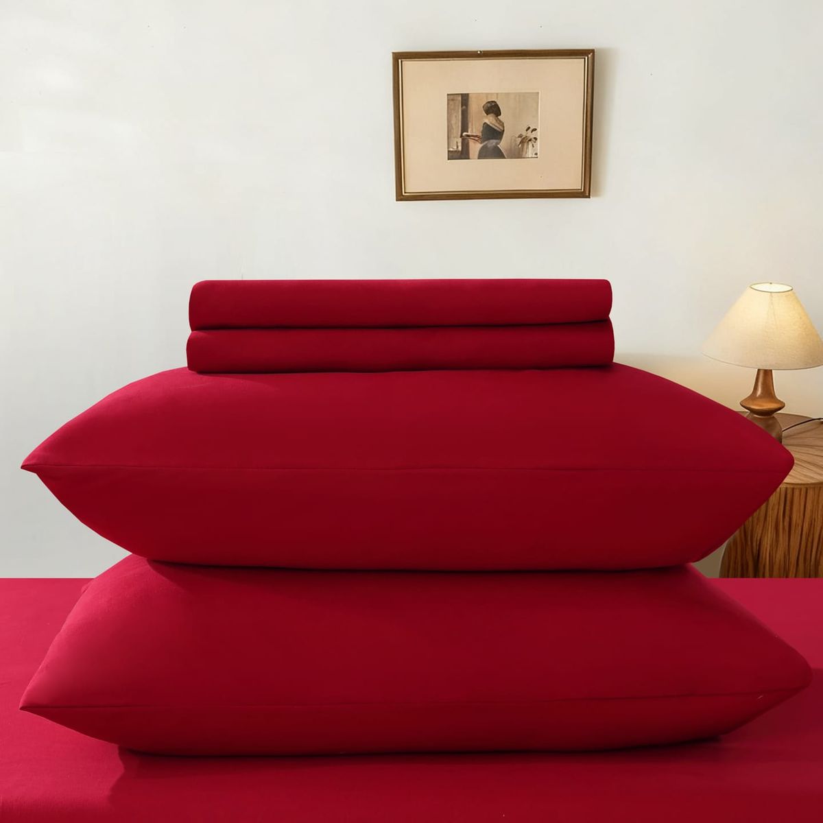 GENERICO - JUEGO DE SABANAS 100% ALGODON  SUAVES Y CÁLIDAS