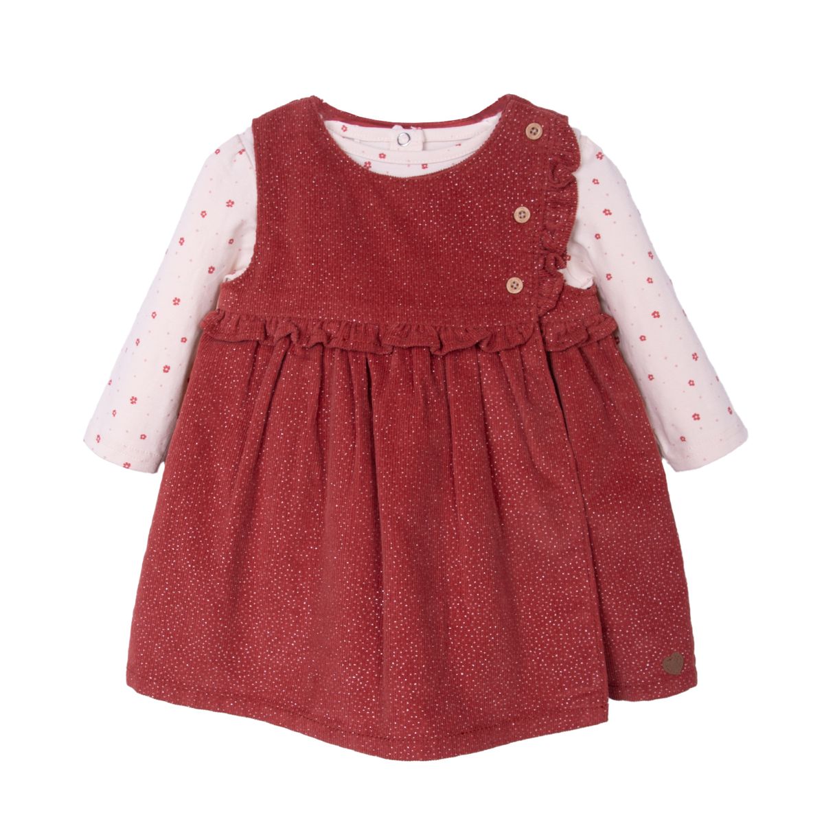 PILLIN - Vestido   Pillin Rojo Niña PVD827-26ROJ