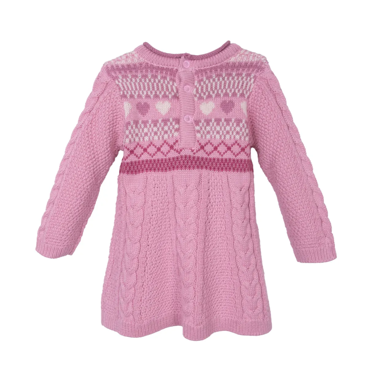 PILLIN - Vestido   Pillin Rosado Niña PVD922-26RSO