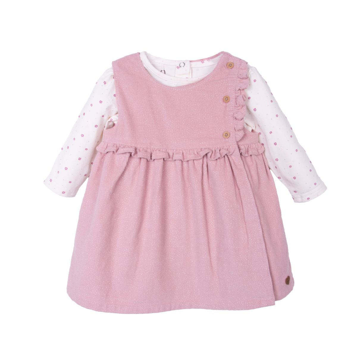 PILLIN - Vestido   Pillin Rosado Niña PVD827-26ROS