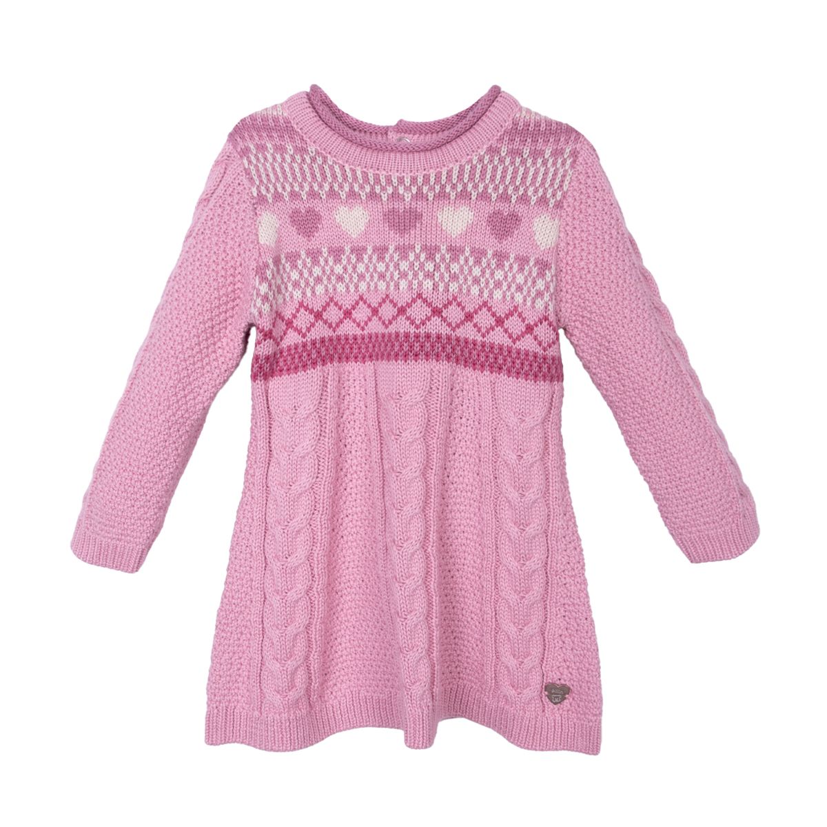 PILLIN - Vestido   Pillin Rosado Niña PVD922-26RSO