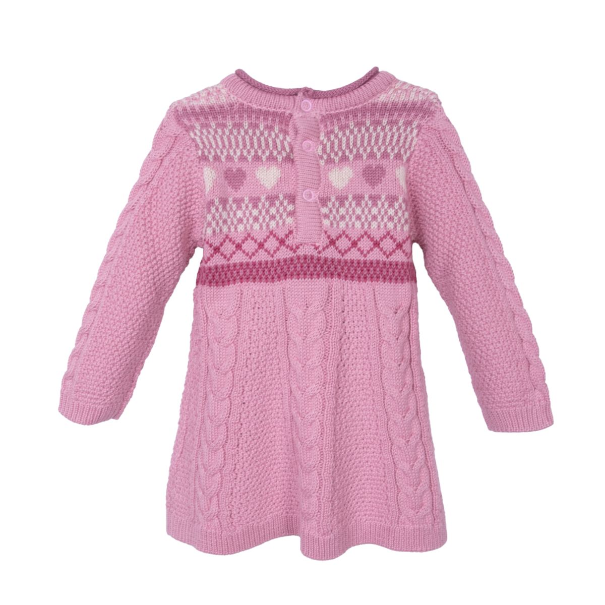 PILLIN - Vestido   Pillin Rosado Niña PVD922-26RSO