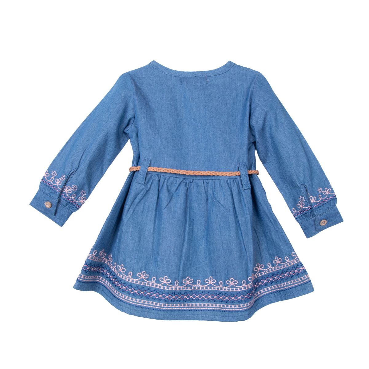 PILLIN - Vestido   Pillin Azul Niña PVD710-26DEN