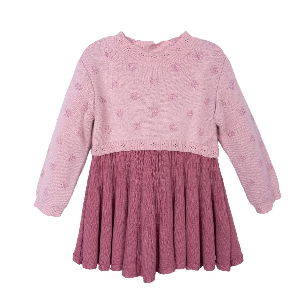 PILLIN - Vestido  Tejido   Pillin Rosado Niña PVD918-26ROS