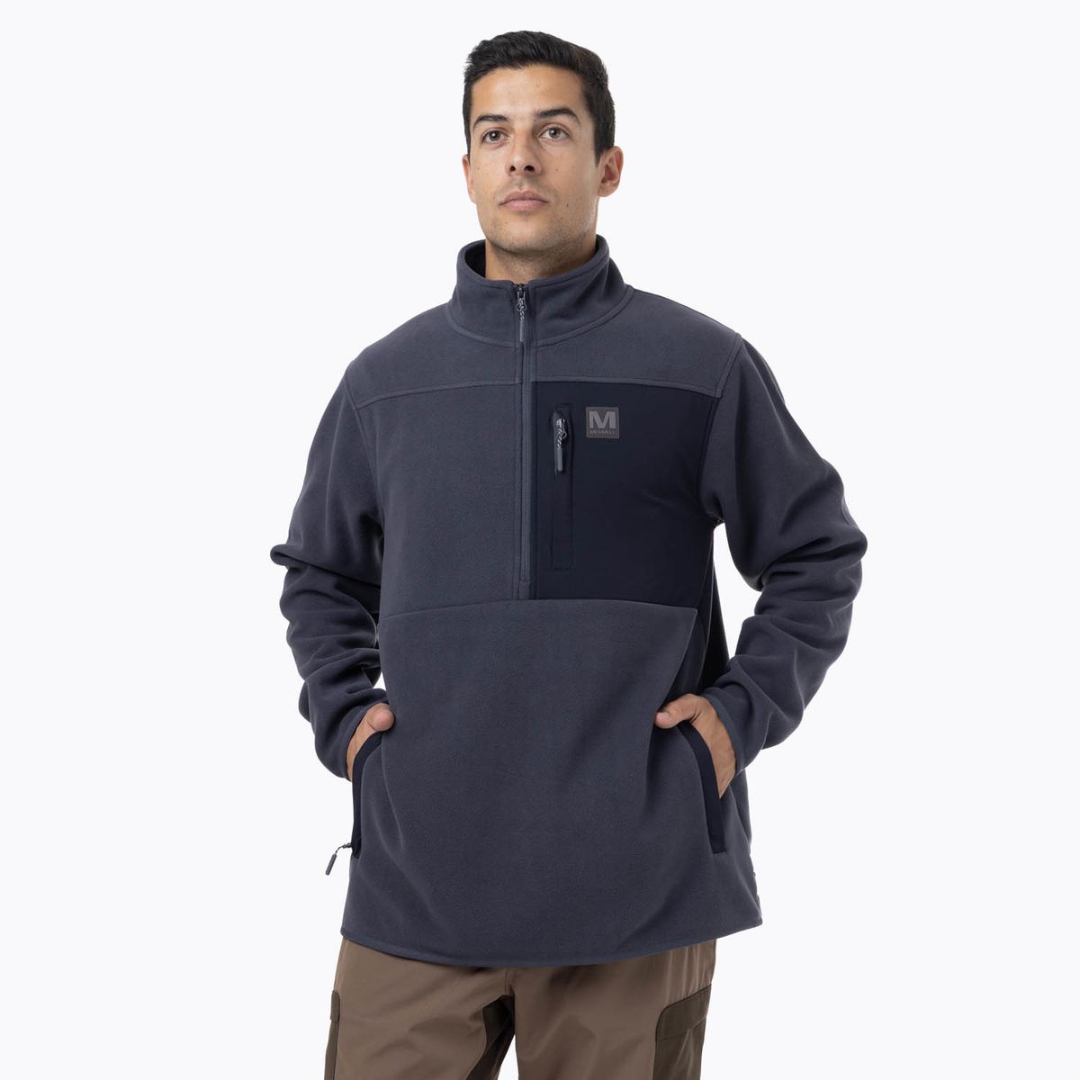MERRELL - Polar Hombre Deches Snap Microfleece Azul MERRELL