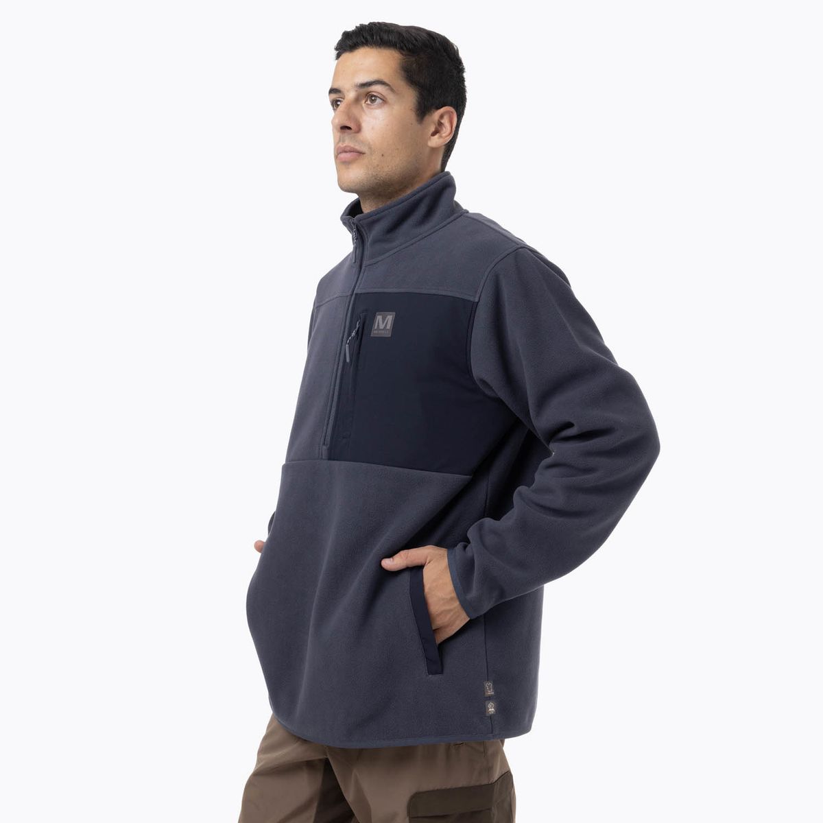MERRELL - Polar Hombre Deches Snap Microfleece Azul MERRELL