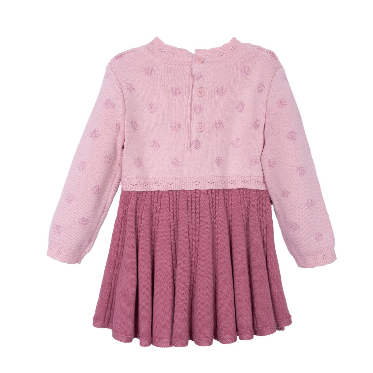 PILLIN - Vestido  Tejido   Pillin Rosado Niña PVD918-26ROS