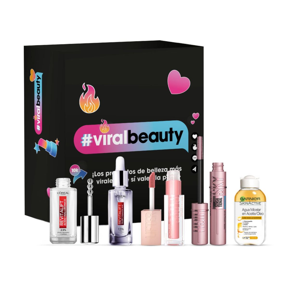 LOREAL PARIS - Viral Beauty Box Sérum Hialurónico y Mirada Glow LOréal Paris