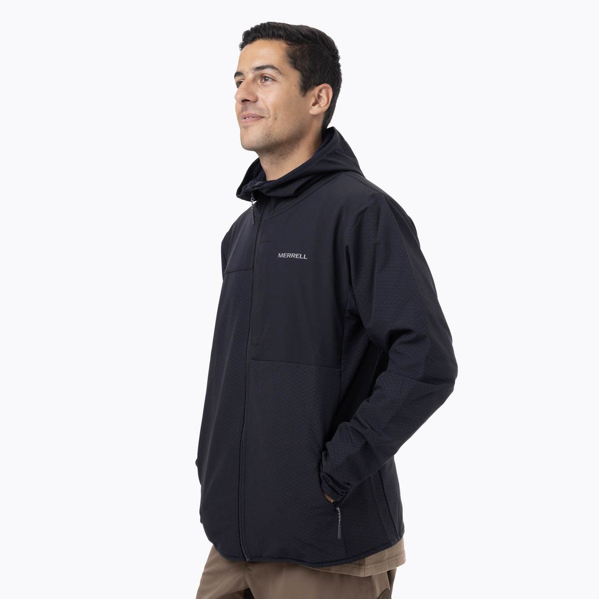 MERRELL - Polar Hombre Mezeis Softshell Negro MERRELL