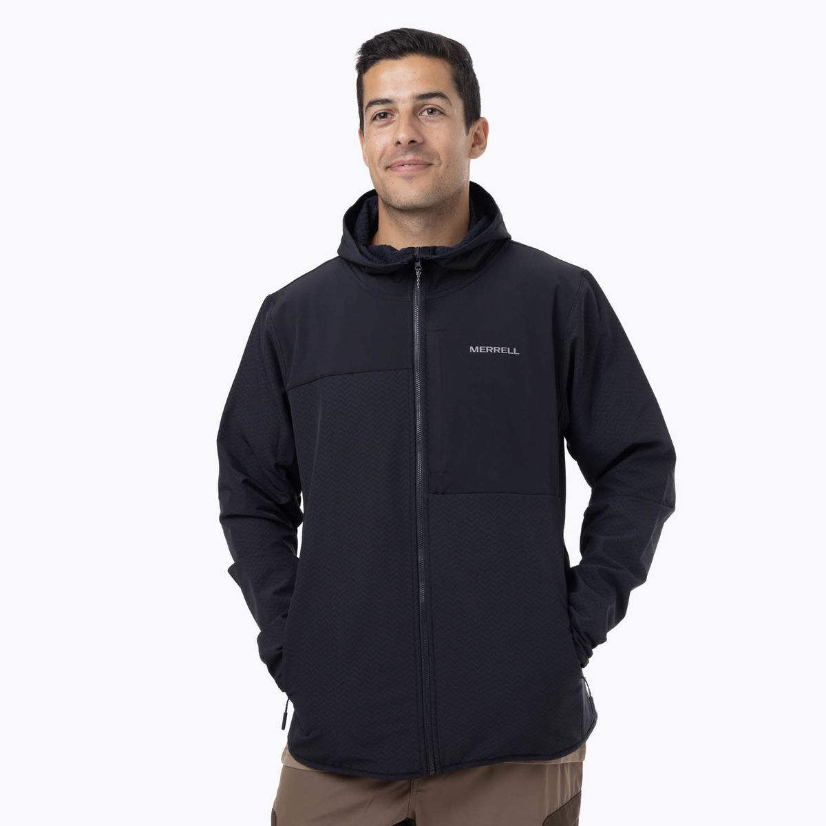 MERRELL - Polar Hombre Mezeis Softshell Negro MERRELL
