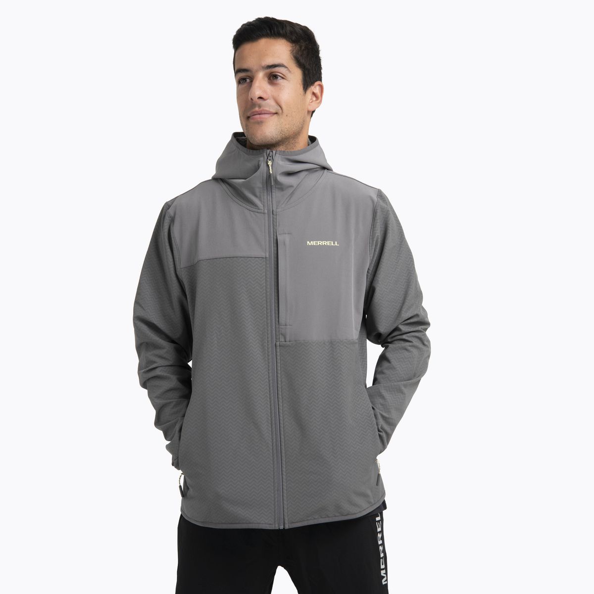 MERRELL - Polar Hombre Mezeis Softshell Gris MERRELL