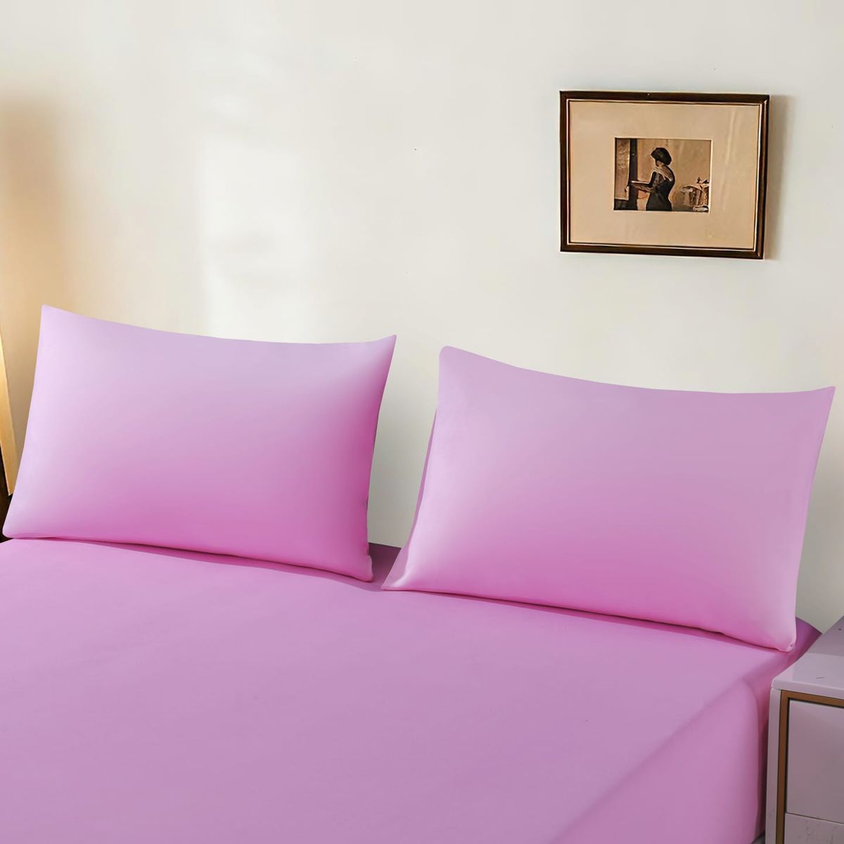 GENERICO - JUEGO DE SABANAS 100% ALGODON  SUAVES Y CÁLIDAS