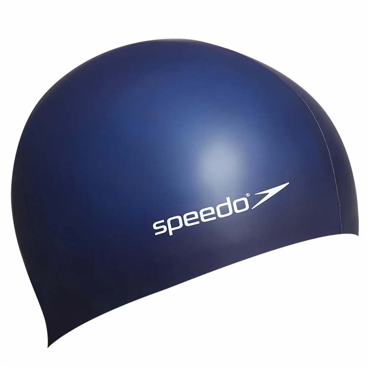 SPEEDO - Gorro de Natación Plain Flat Silicona Azul Speedo
