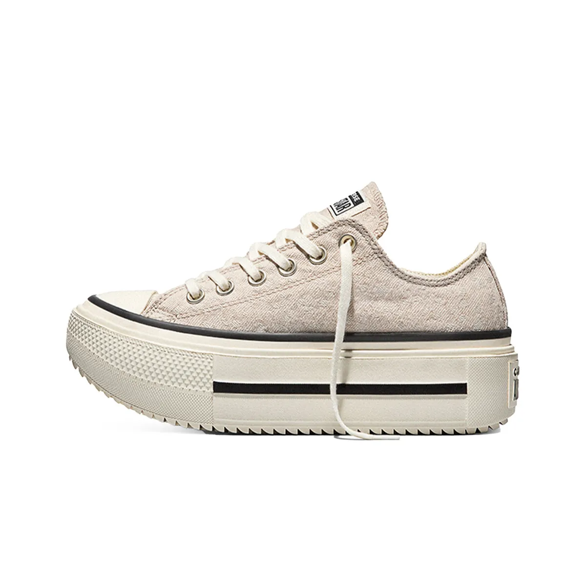 CONVERSE - Zapatillas Urbana Mujer Converse Double Stack Beige