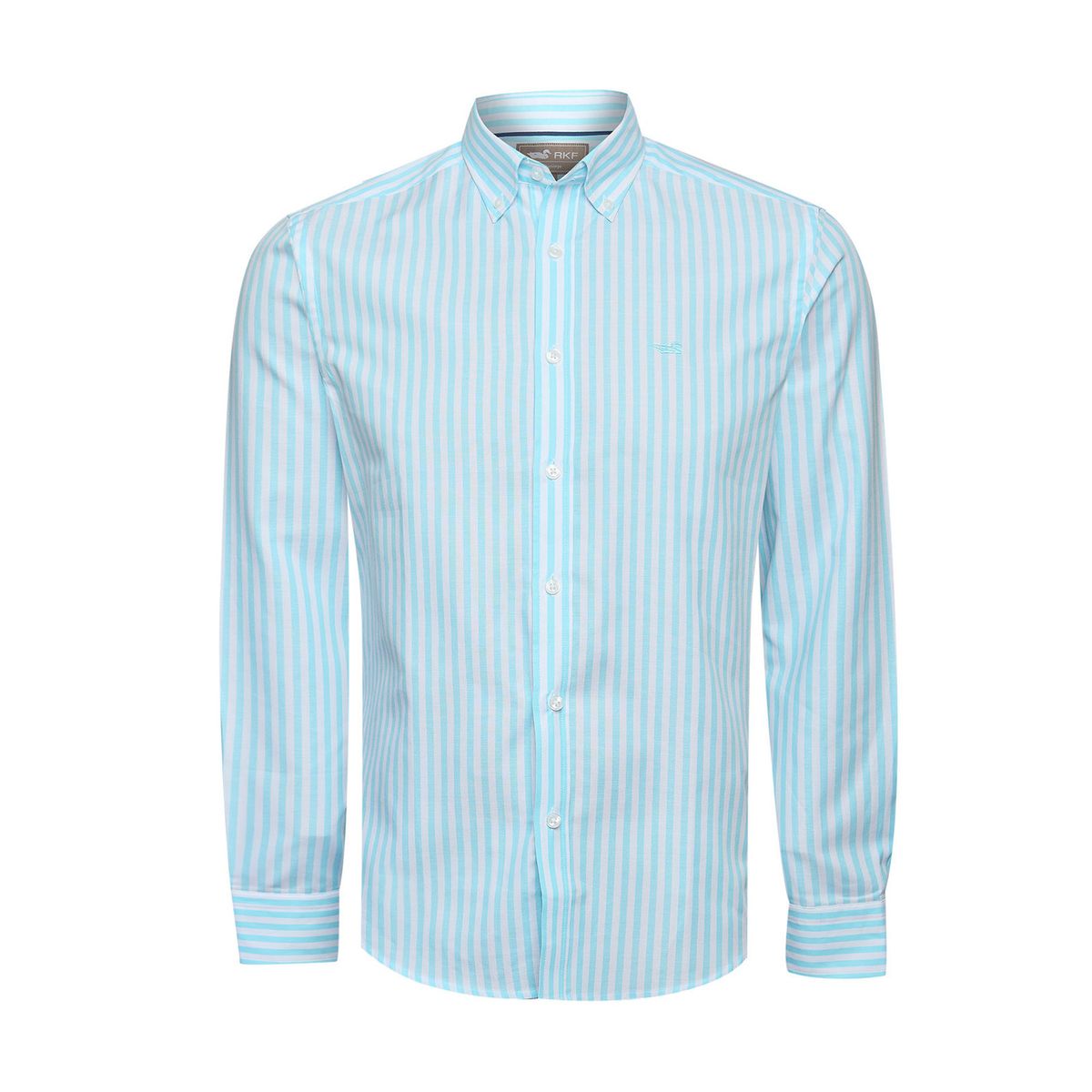 ROCKFORD - Camisa Algodón Hombre Lain Celeste ROCKFORD