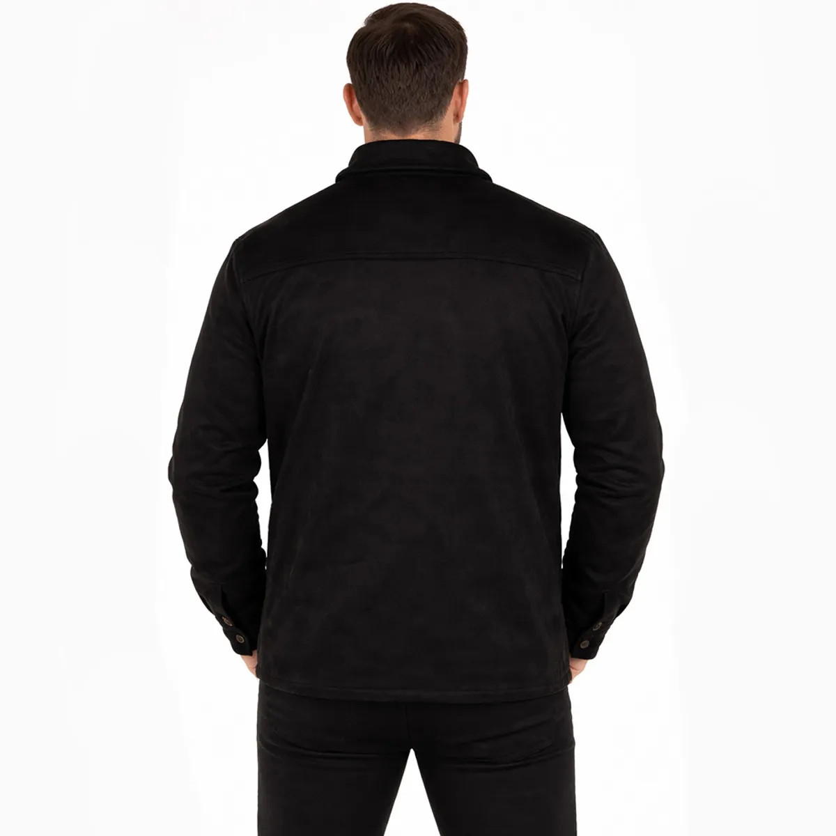 GANGSTER - Chaqueta Overshirt Calm Negro