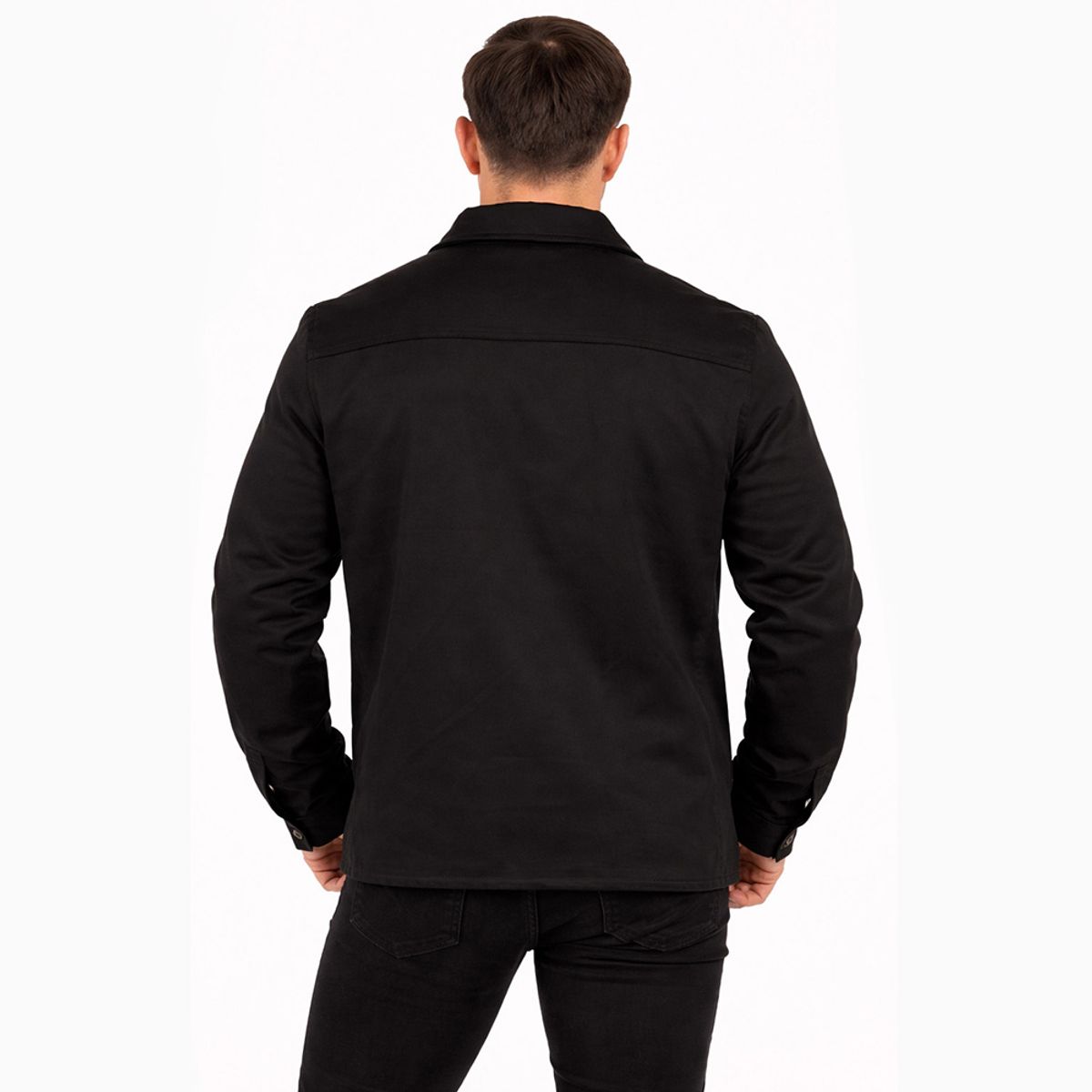 GANGSTER - Chaqueta Overshirt Habit Negro