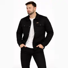 GANGSTER - Chaqueta Overshirt Habit Negro