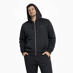 GANGSTER - Plus Poleron Fullzipper Loop Negro