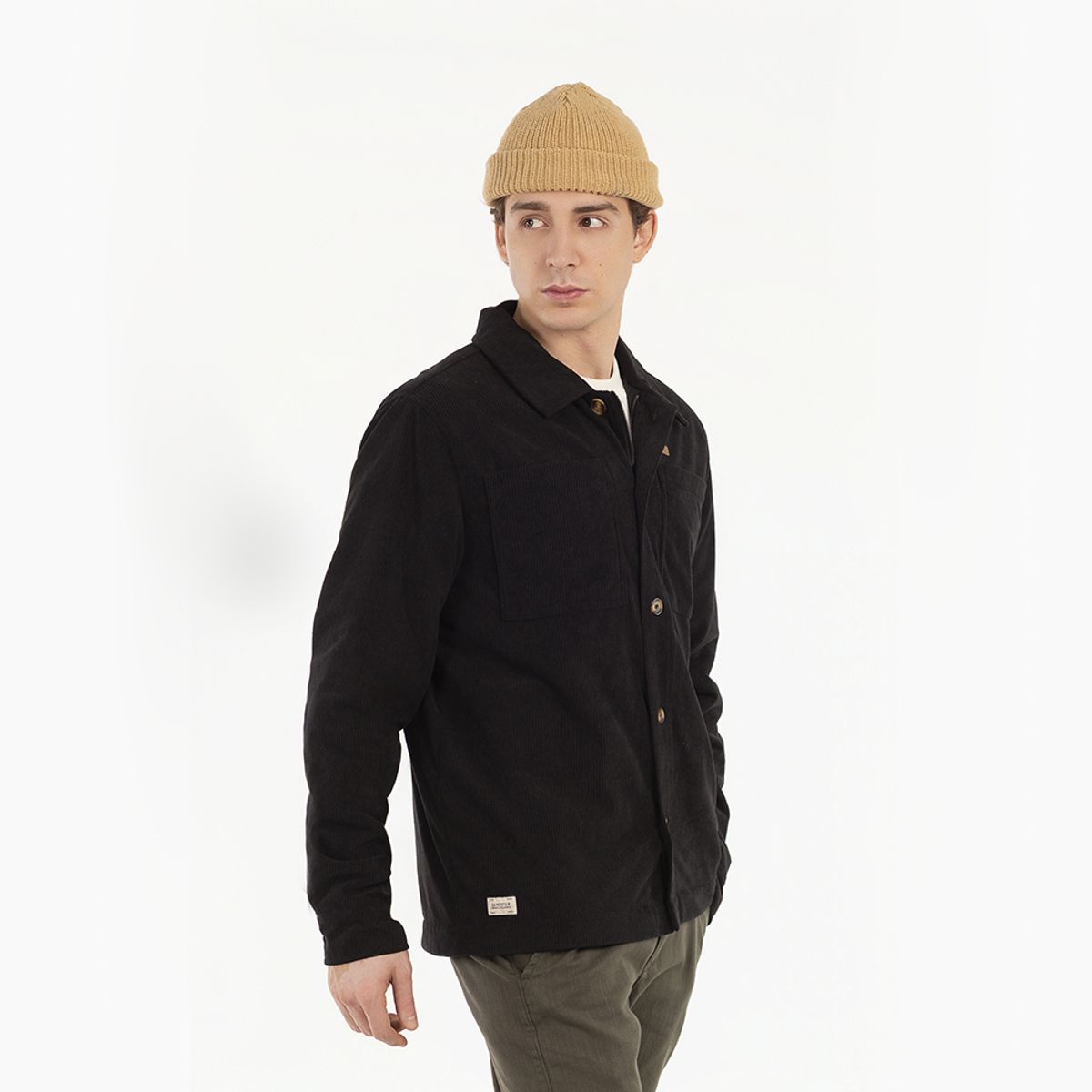 GANGSTER - Chaqueta Overshirt Sway Negro
