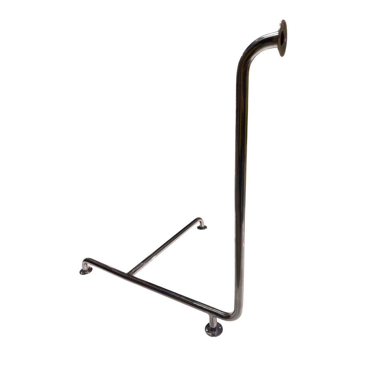 GENERICO - Barra de seguridad para baño triple rincón inoxidable Derecha