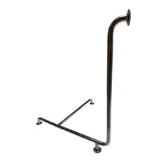 GENERICO - Barra de seguridad para baño triple rincón inoxidable Derecha