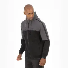 GANGSTER - Poleron Fullzipper Cross Negro