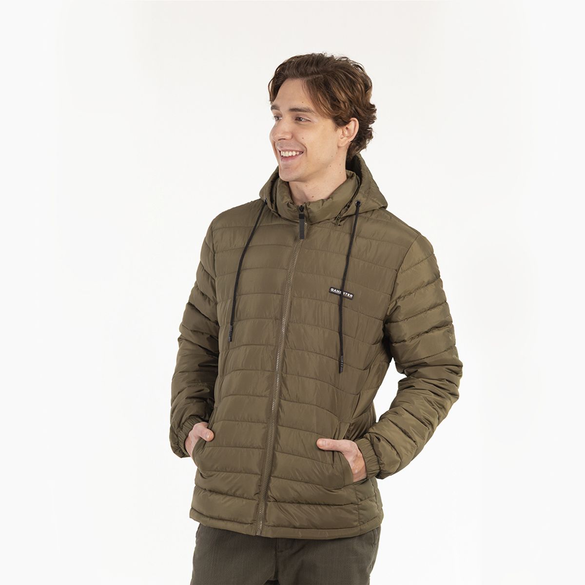 GANGSTER - Parka Uniqlo Core Verde