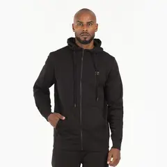 GANGSTER - Poleron Fullzipper Path Negro