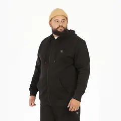 GANGSTER - Plus Poleron Fullzipper Path Negro