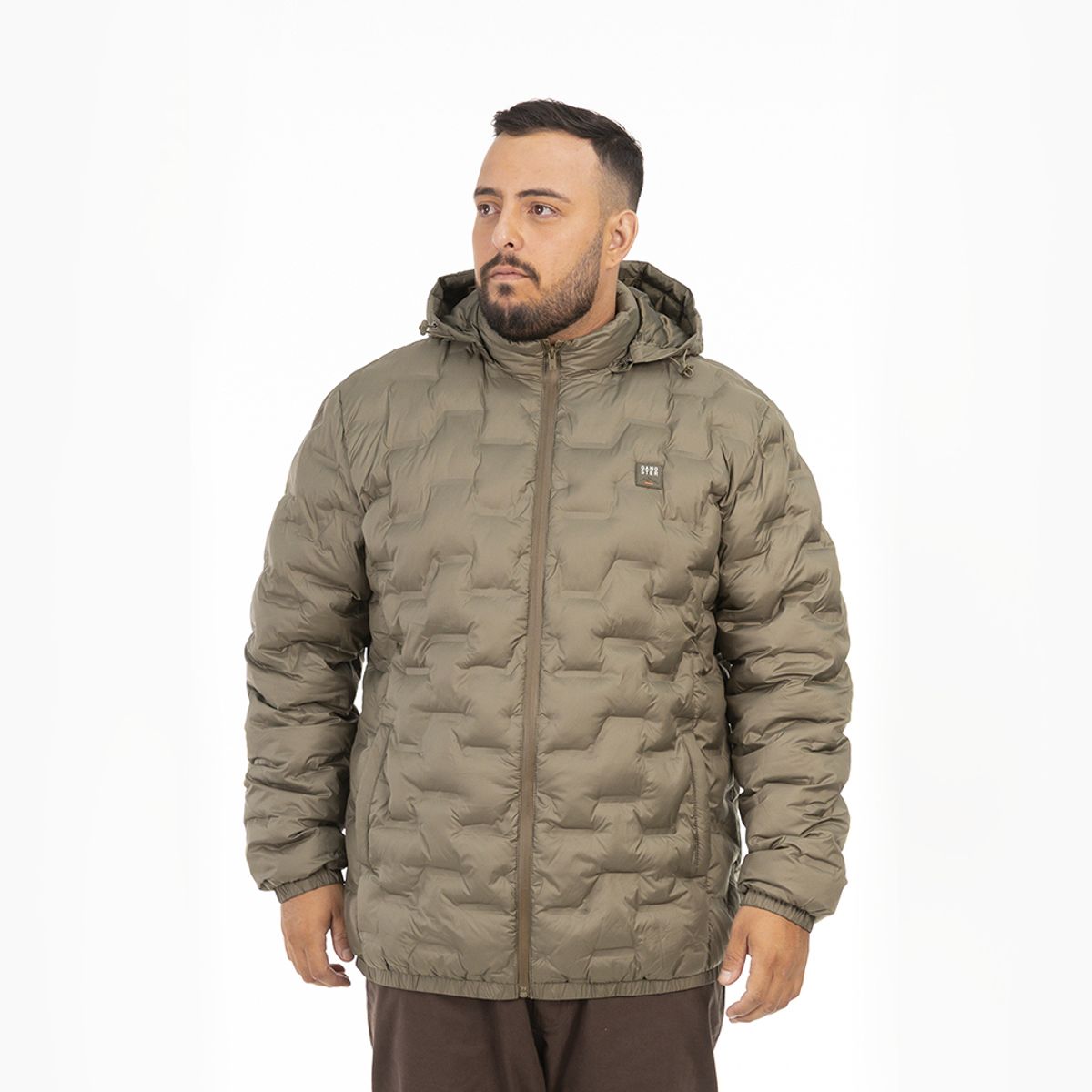 GANGSTER - Plus Parka Ultrasonic Delta Verde