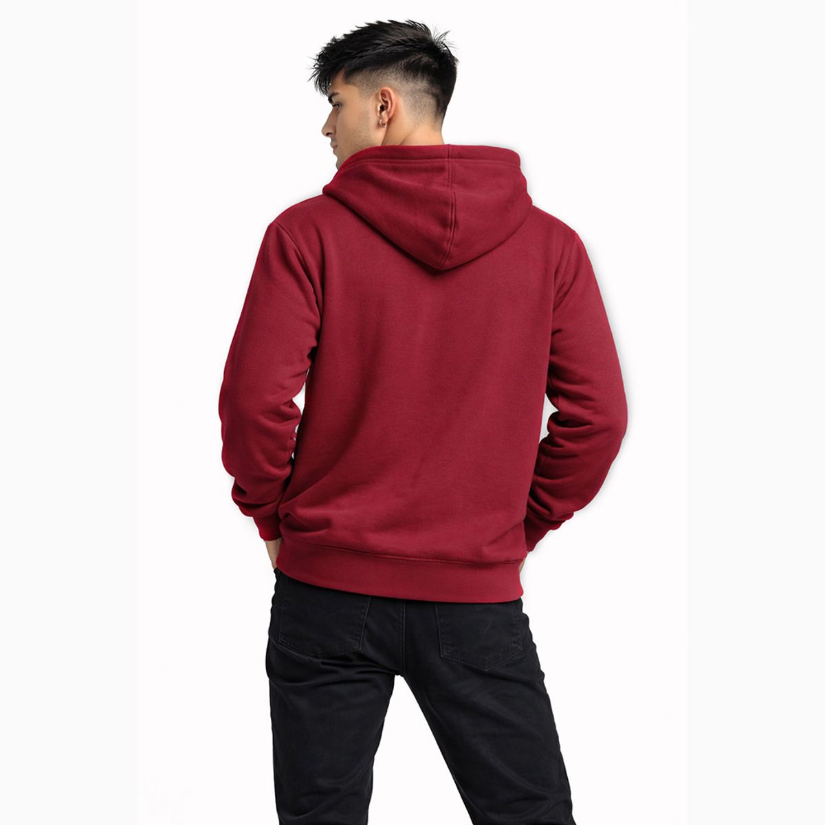 GANGSTER - Poleron Fullzipper Passage Rojo