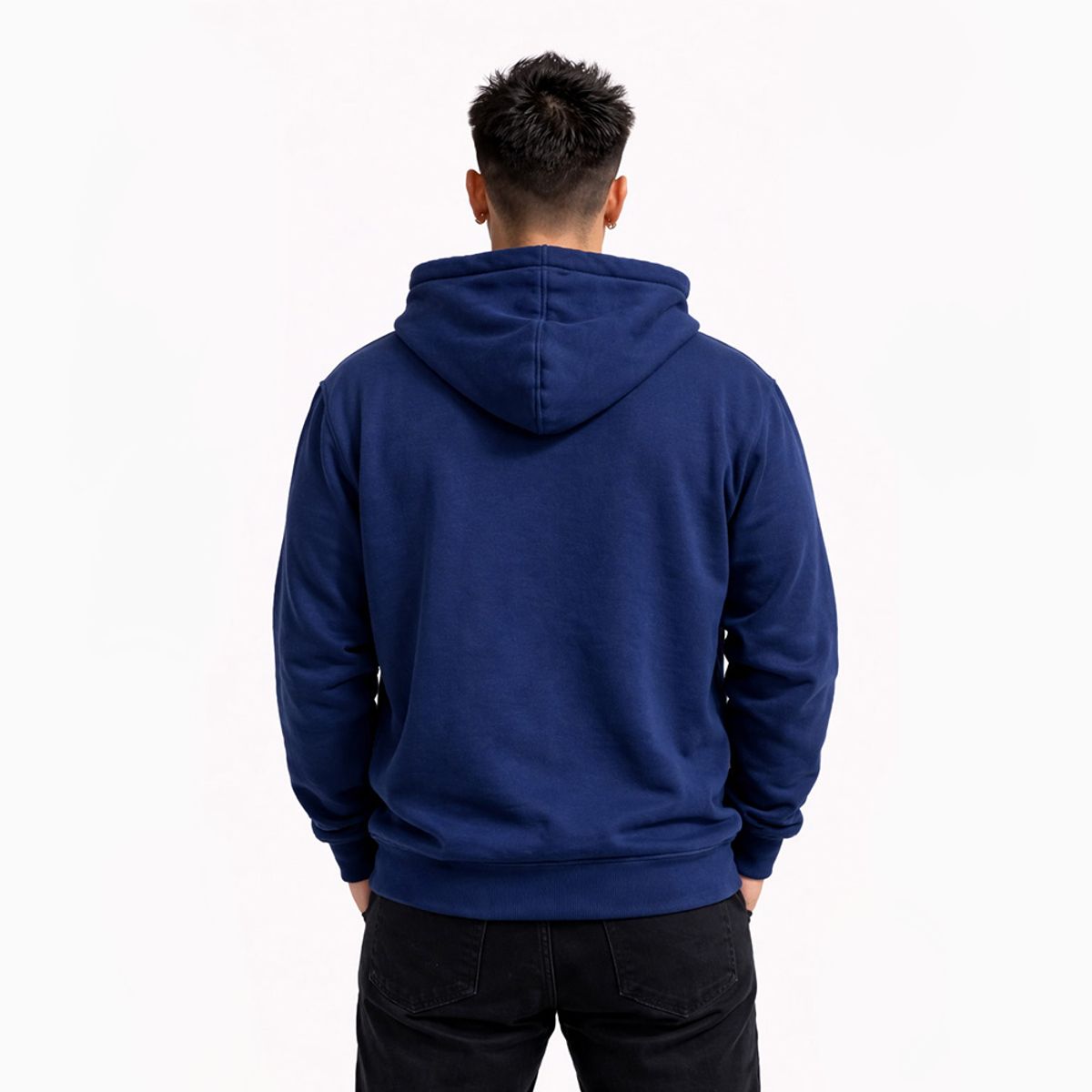 GANGSTER - Plus Poleron Fullzipper Passage Azul Marino