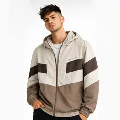 GANGSTER - Cortaviento Deportivo Label Beige