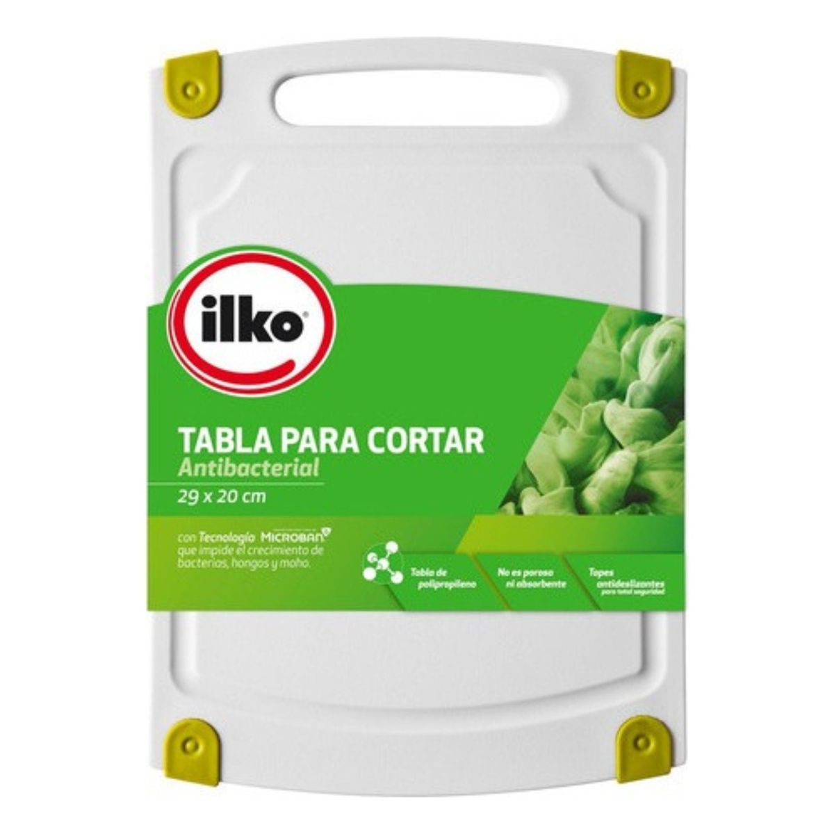 ILKO - Tabla Pp 20x30cm Actibacterial Ilko