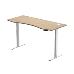 UPLIFT - Escritorio Eléctrico Regulable Curvo 180x80 cm