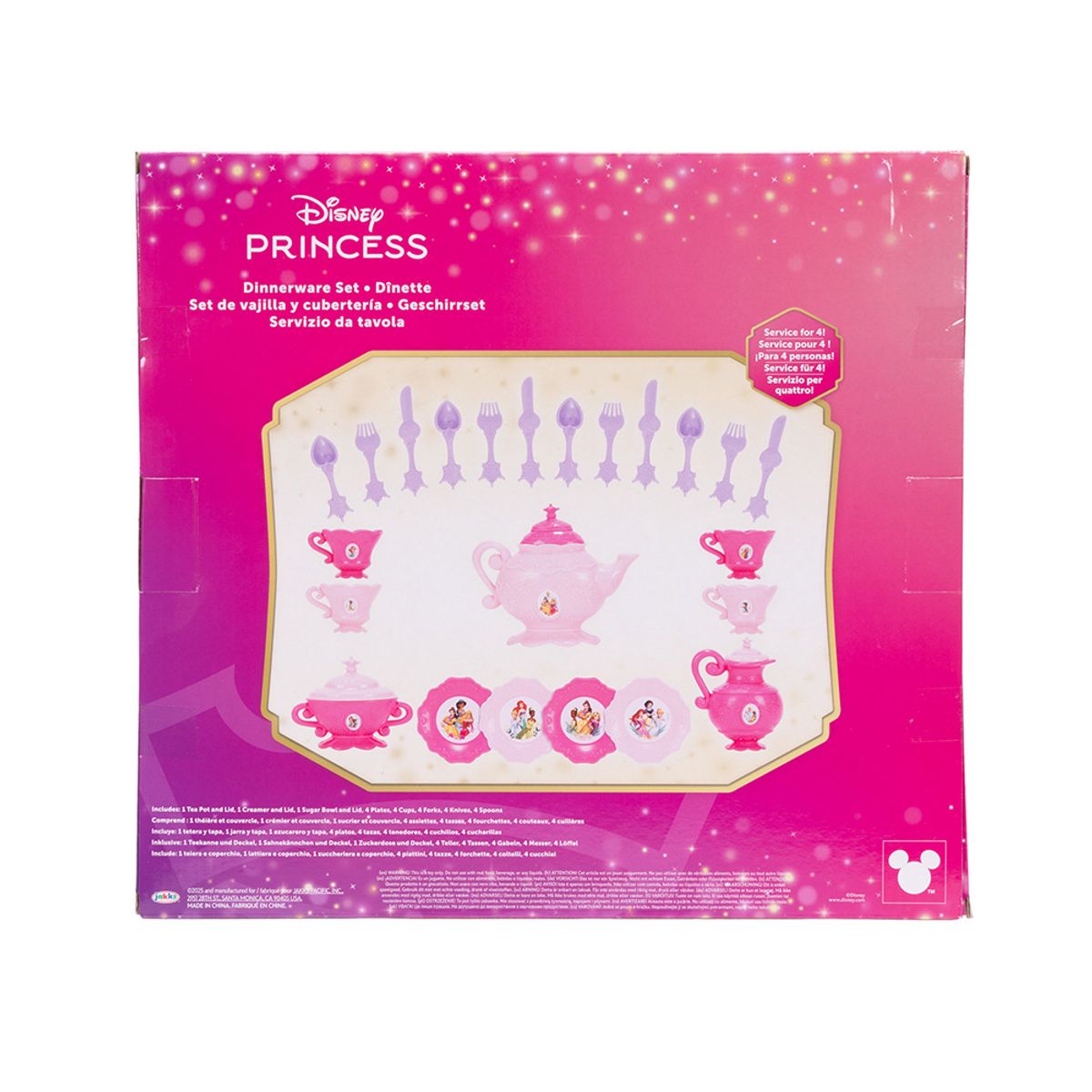 DISNEY - Set De Vajilla 28 Pcs Princesas De Disney