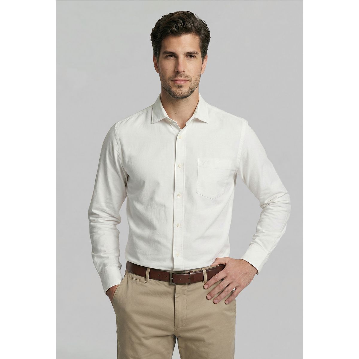 FEROUCH - Camisa Connecticut White Ferouch