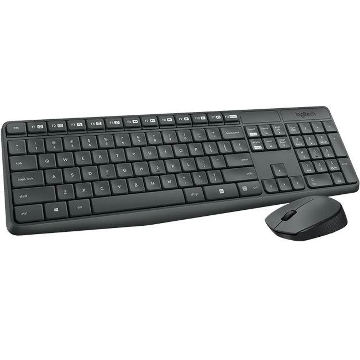 Kit Combo Teclado y Mouse Inalambrico Logitech MK235, USB, marca LOGITECH - Foto Principal