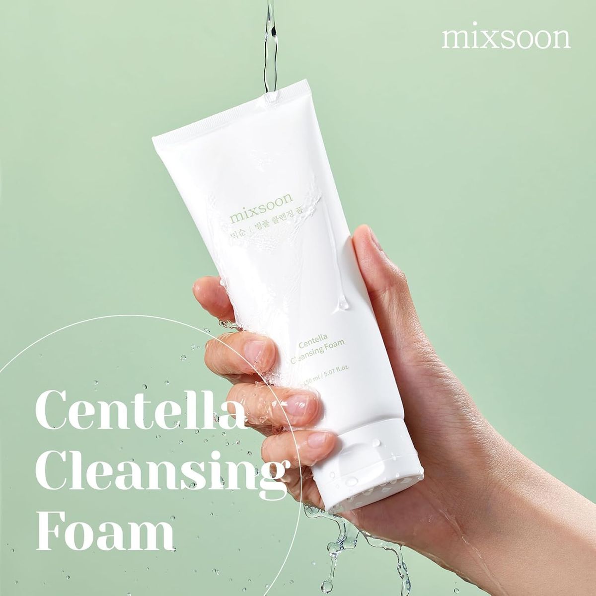 MIXSOON - Espuma Limpiadora Calmante Pieles Sensibles con Centella Mixsoon