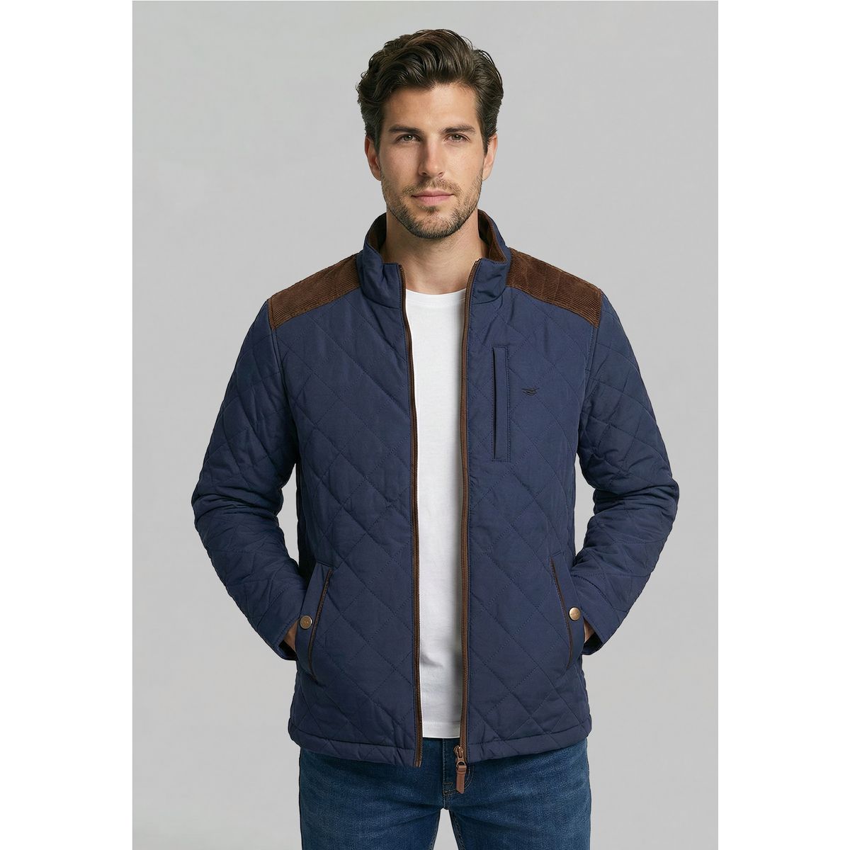 FEROUCH - Parka Bristol Navy Ferouch