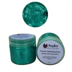 GENERICO - Pasta Textil Metalica Calipso Green 60 Grs