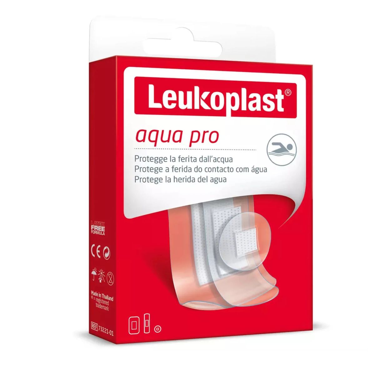 BSN MEDICAL - Parche Curita Leukoplast Aqua Pro - 20 unidades mixtas