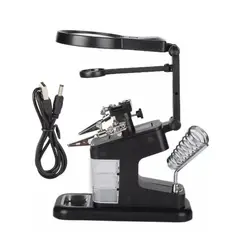 GENERICO - Lupa De Sobremesa Th7026, 10 Led, Para Soldar