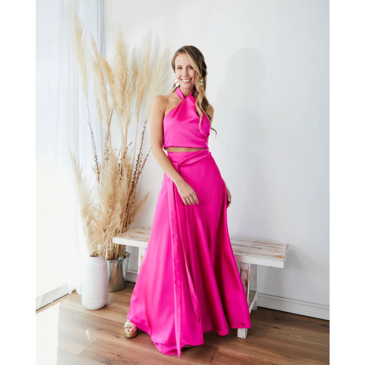 MI PLACARD - Conjunto Lucia Seda Fucsia