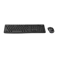 LOGITECH - Kit Combo Teclado y Mouse Inalámbrico MK270, USB, Negro