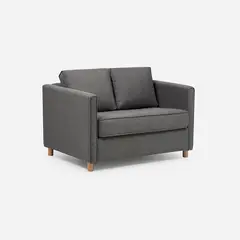 ROSEN - Sofá Cama Lido 1,5 Cuerpos Tela Gris