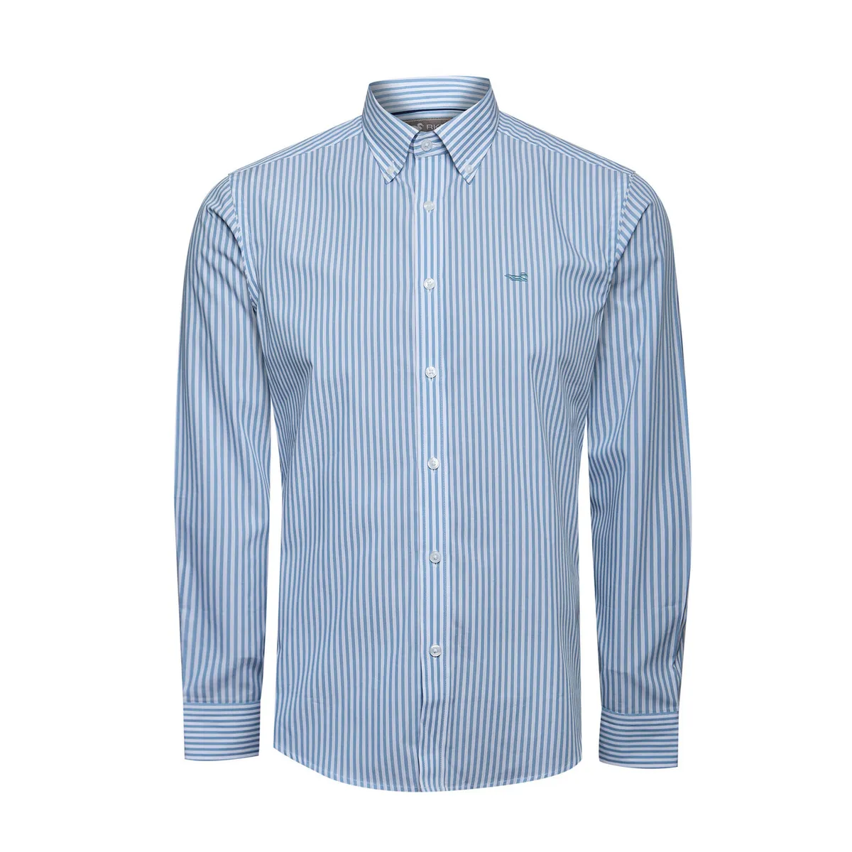 ROCKFORD - Camisa Algodón Hombre Windsor Azul ROCKFORD