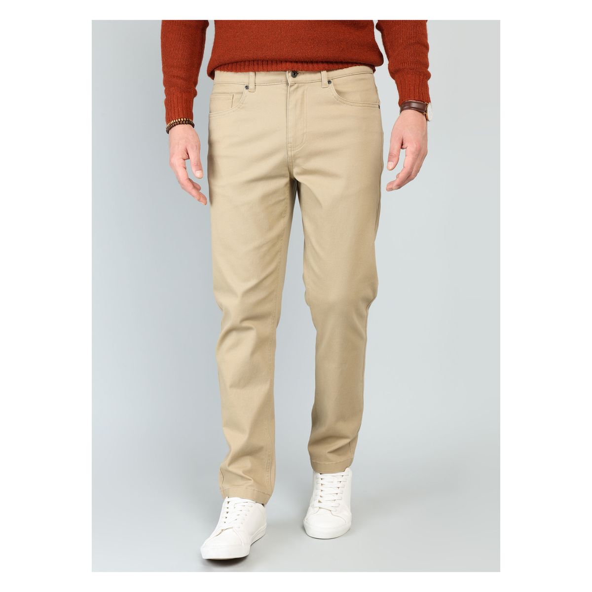 ARROW - Pantalón 5 Pocket Spandex Regular fit Beige Arrow ARROW