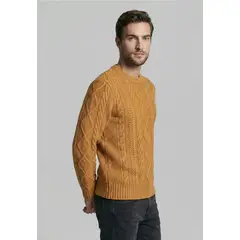 FEROUCH - Sweater Chandler Lt Camel Melange